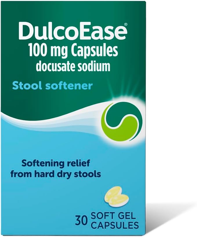 DulcoEase Soft Gel Capsules 100 mg – 30s (John Bell & Croyden)